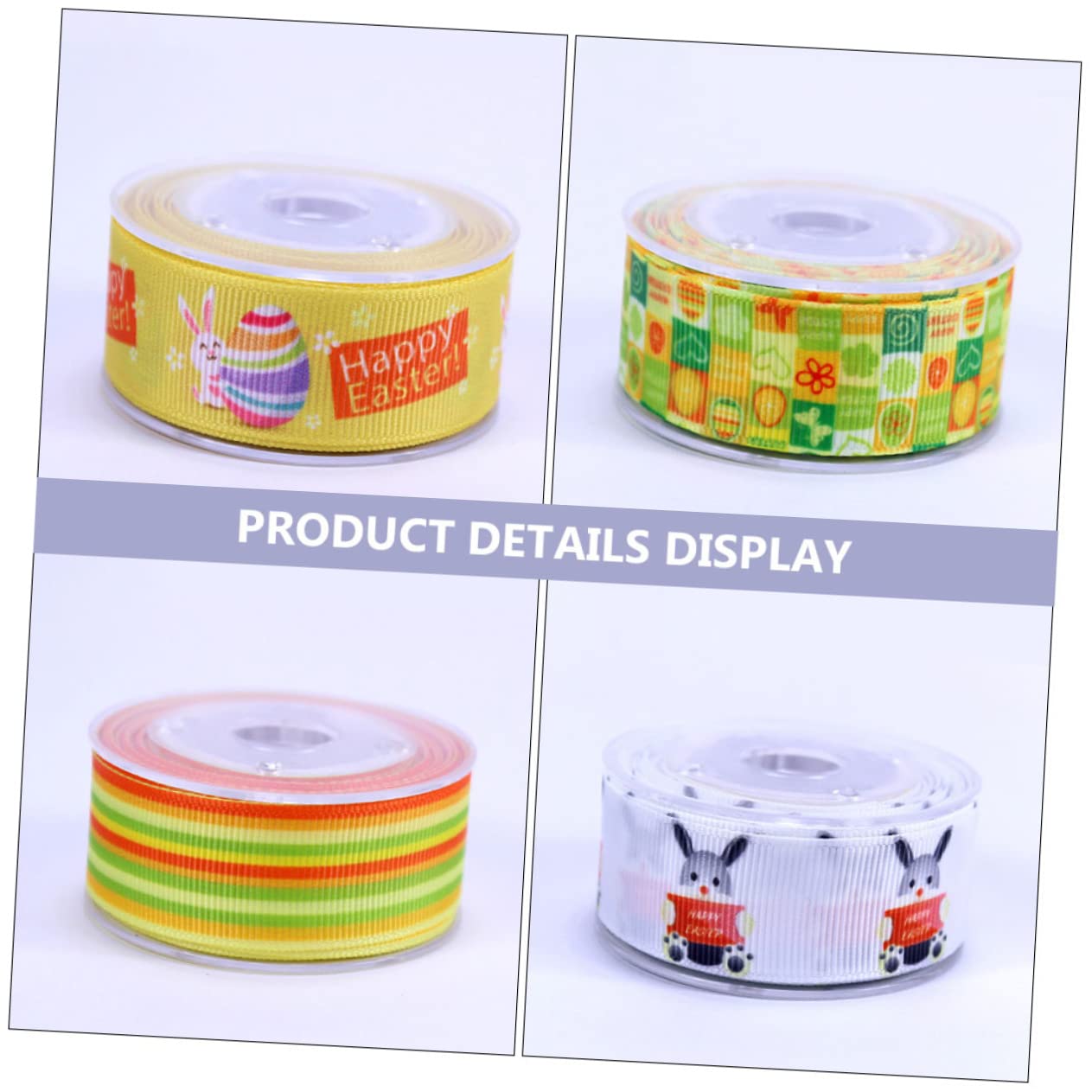 Operitacx 12rollen Ostern Geschenkband Bunte Satinbänder Für Haarschmuck Dekoration Und Bastelprojekte Kreatives Osterdesign Yards