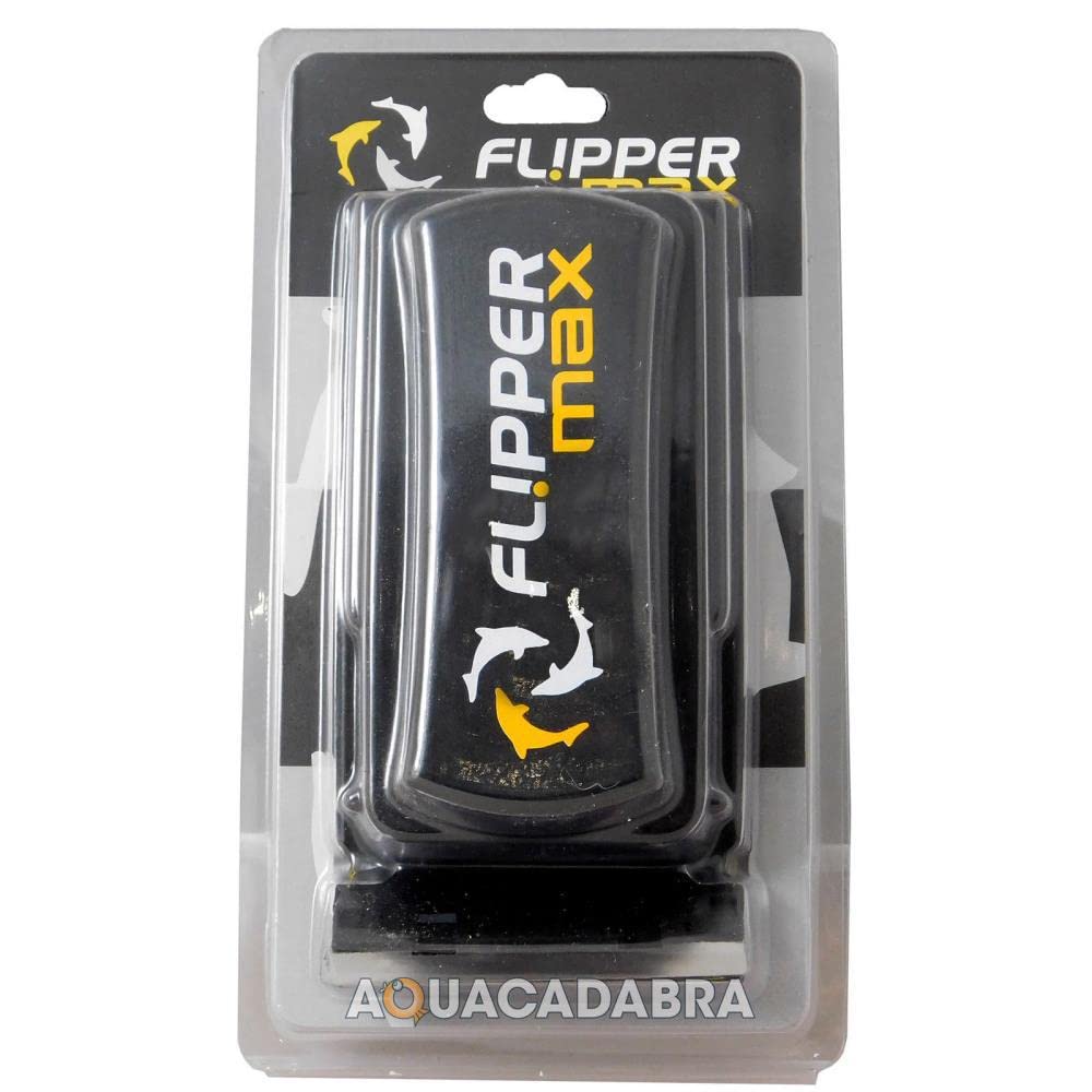 FL!PPER Flipper Cleaner Float - Limpiador magnético Flotante 2 en 1 para Cristales de Acuario, Tanque de Peces, Limpiador y raspador, Herramientas de Limpieza de acuarios, Tanque de Peces, MAX