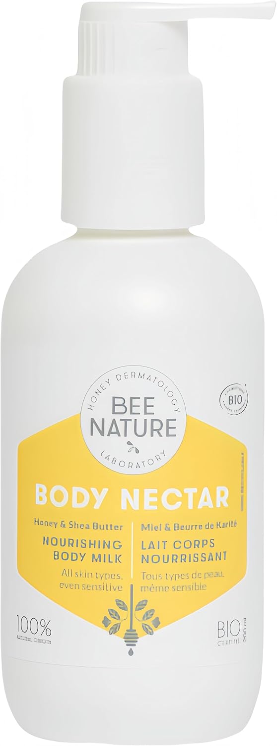 Bee Nature – Honey Body Lotion – Organic Body Cream – Relieve Eczema Rash – Moisturize Nourish – Non Greasy – Suitable for Dry, Itchy, Sensitive Skin – 100% Natural – 200ml