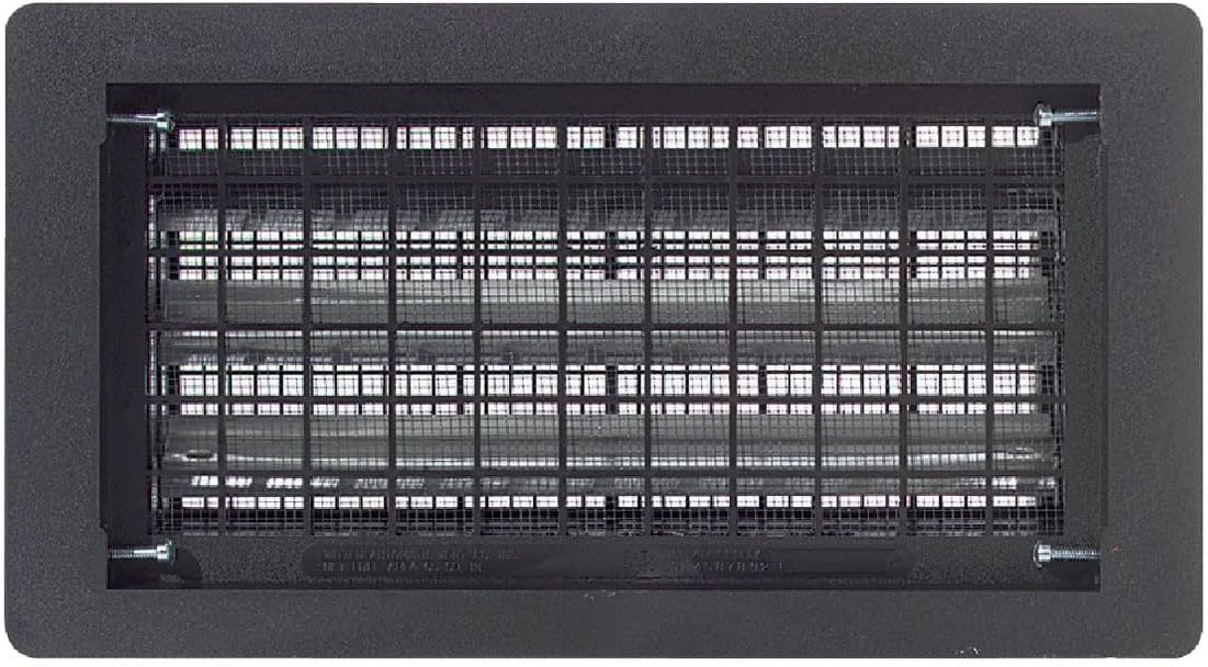 Witten Automatic Vent B-EBLACK(MB) "Energy-Saver" Foundation Auto Vent 8" X 16"- Black