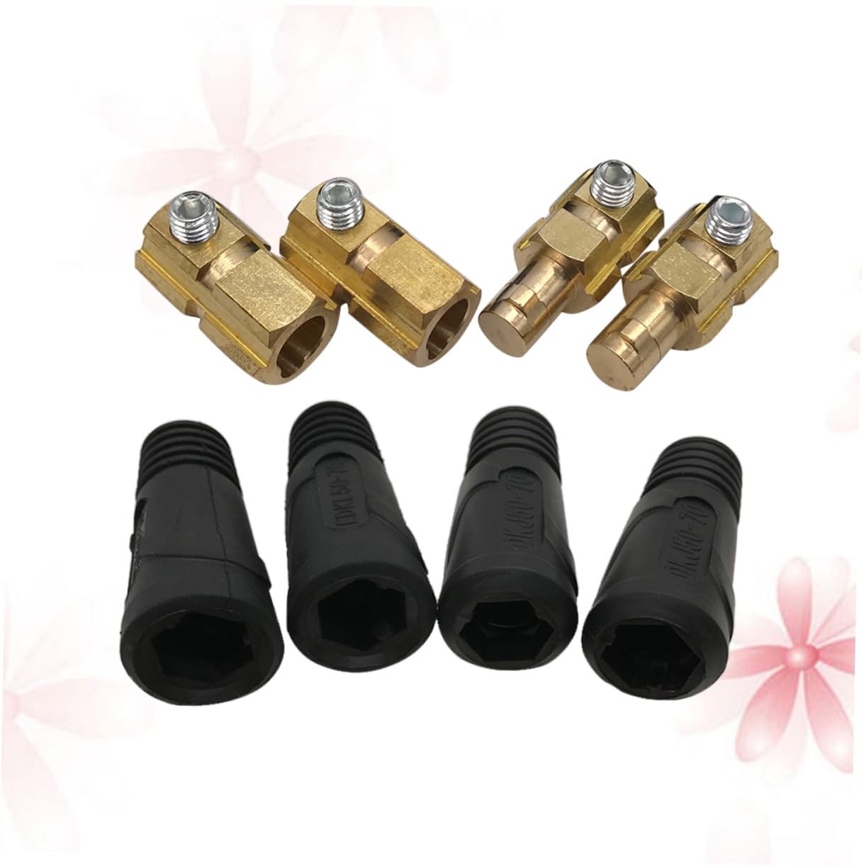 Conector para soldar rápido SHINEOFI de 4 piezas para reparar cables eléctricos dañados