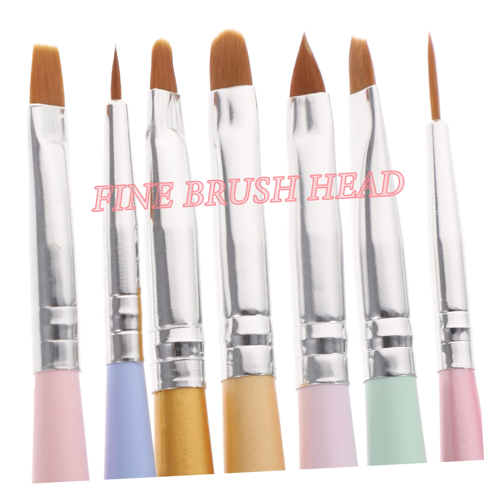 Healeved 21pezzi Pennelli Per Nail Art Di Pennelli Per Manicure Doppia Testa Colori Pastello Strumenti Per Disegno Unghie Per Decorazioni e Creazioni Artistiche Unghiali