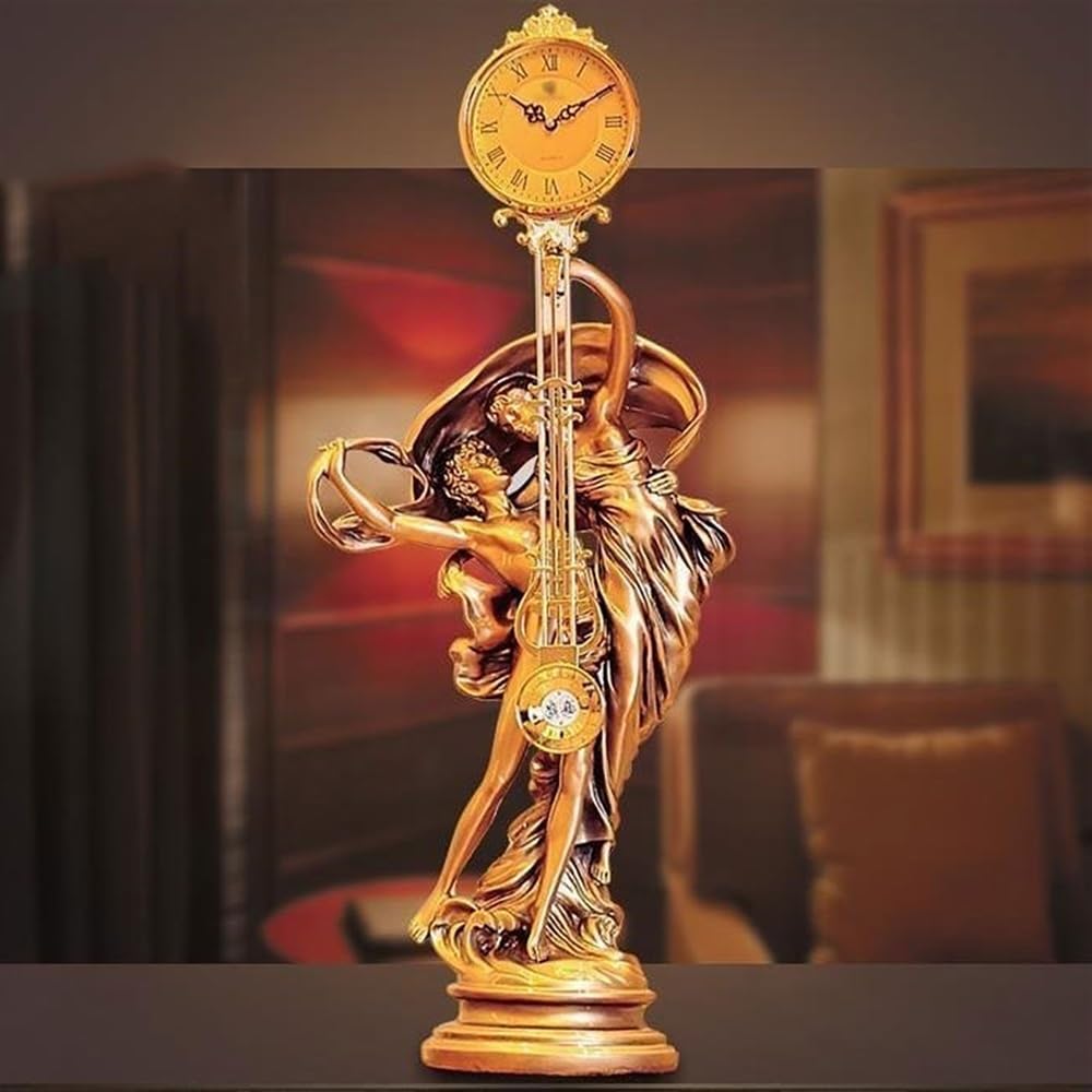 Hogar Reloj de péndulo decoración reloj piso sala estar retro Decoración