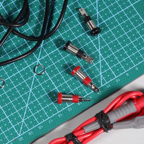 Conectores banana hembra de latón puro de 4 mm para pruebas electrónicas estables 7