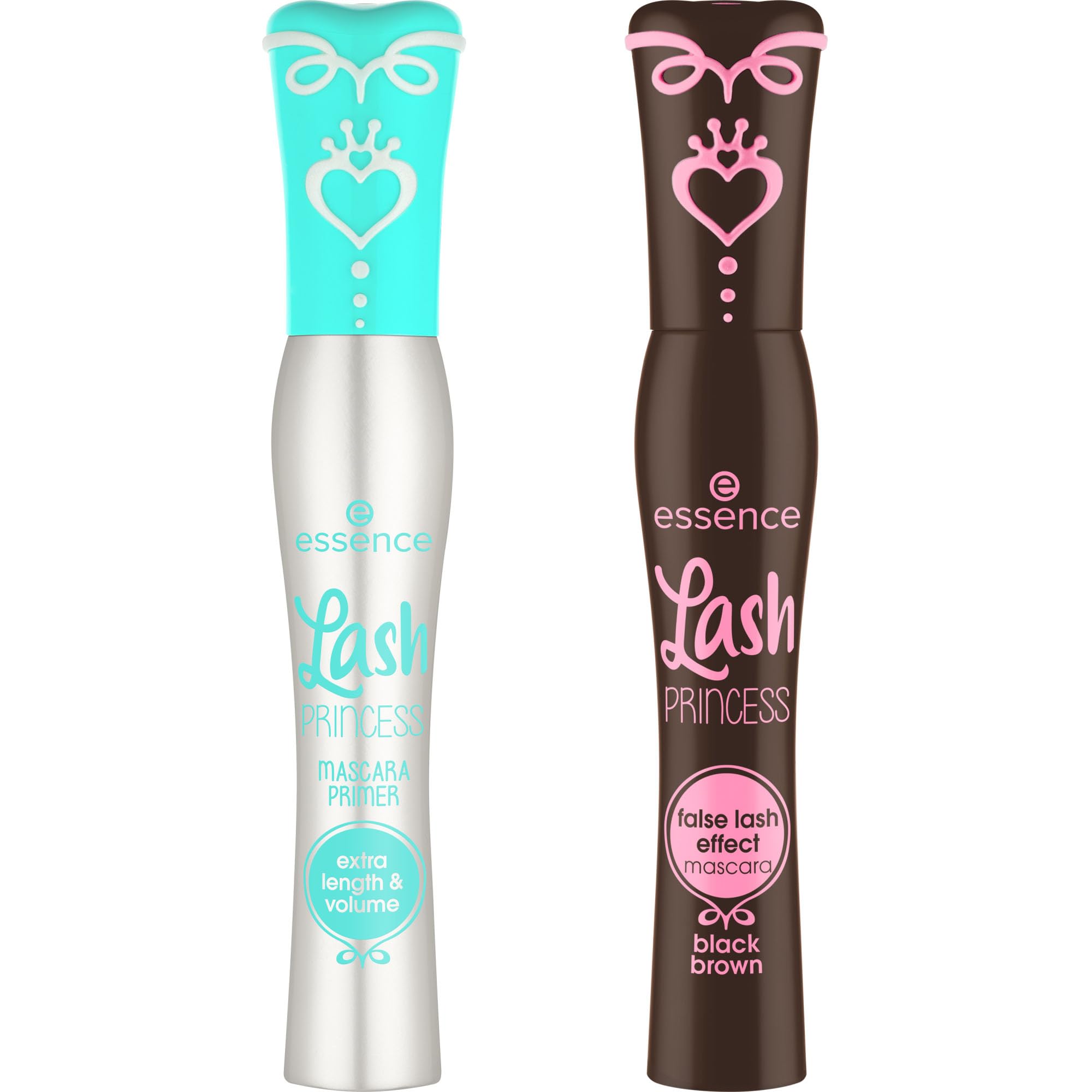 essence Lash Princess False Lash Effect Brown & Primer Mascara Duo Bundle