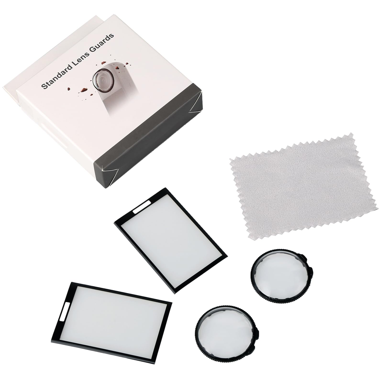 Protezione Lente in Vetro Temperato per Insta 360 X5, Pack 2 Pellicole 9H Anti-Graffio e Anti-Polvere, Protezione Obiettivo e Schermo, Facile Installazione, Visione Ultra Chiara, Accessori X5