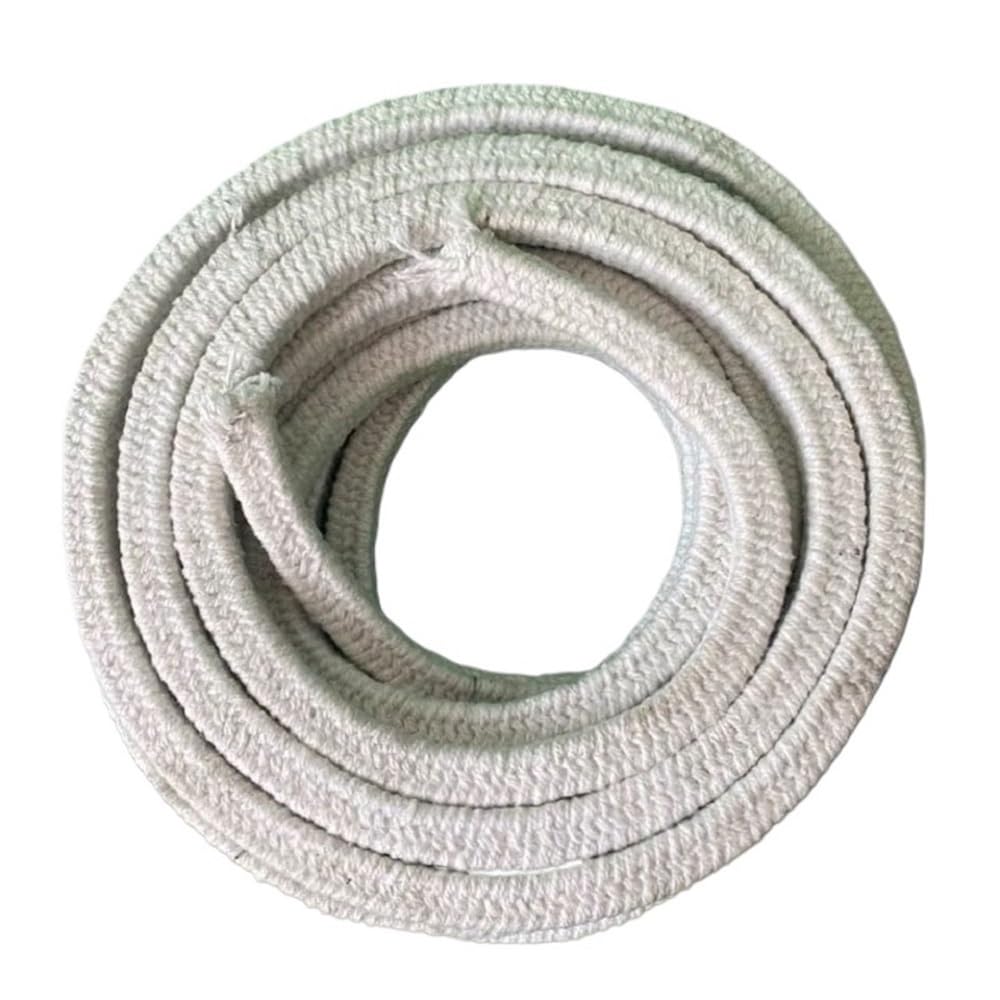 Corda in fibra di vetro per stufe, Corda sigillante quadrata intrecciata in fibra ceramica ad alta temperatura 1M 18x18mm 20x20mm | 20x20mm