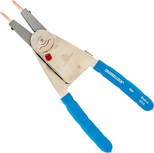 Miniatura 4 de Channellock 926 - Alicates de anillo a presión de 6 pulgadas  Alicates de anillo de retención de precisión  Incluye 5 pares de puntas