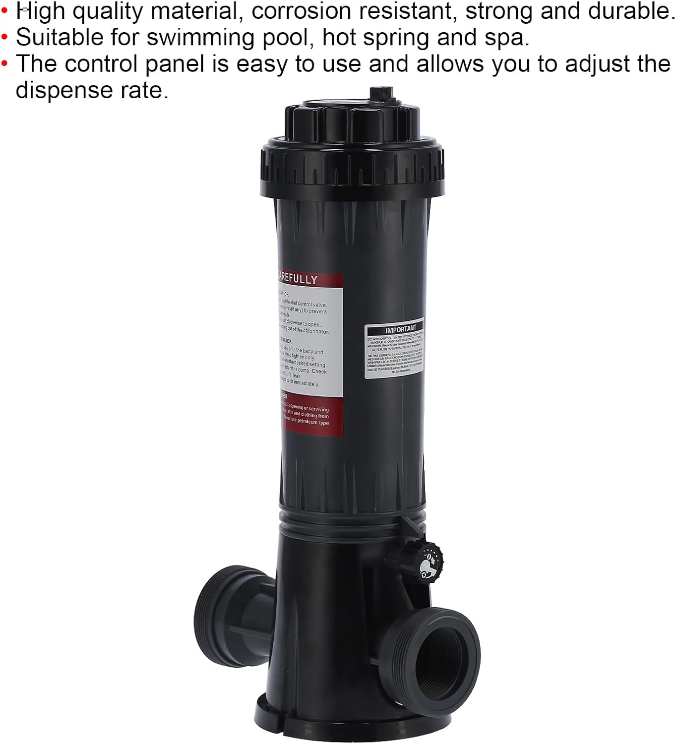 Automatic Pool Chlorinator, Efficient Dispenser for Swimming Pools, Pool Feeder, Swimming Pool Equipment