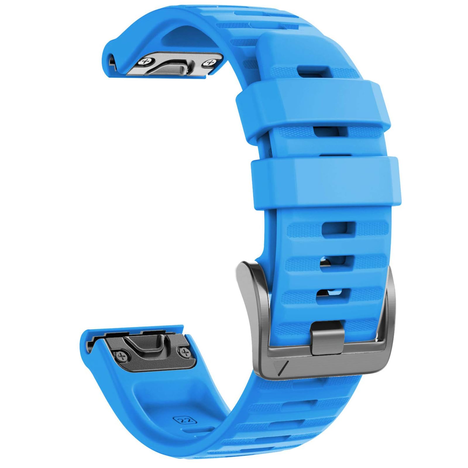 NotoCity Corrra para Garmin Fenix 7/6/5/6 Pro/7 Pro/5 Plus, Quickfit 22mm Correa para Garmin Fenix 8/8 pro 47mm, Forerunner 965/955/935, Nylon Correas para Epix Gen 2, Quatix 7/6/5(Negro) — view 14