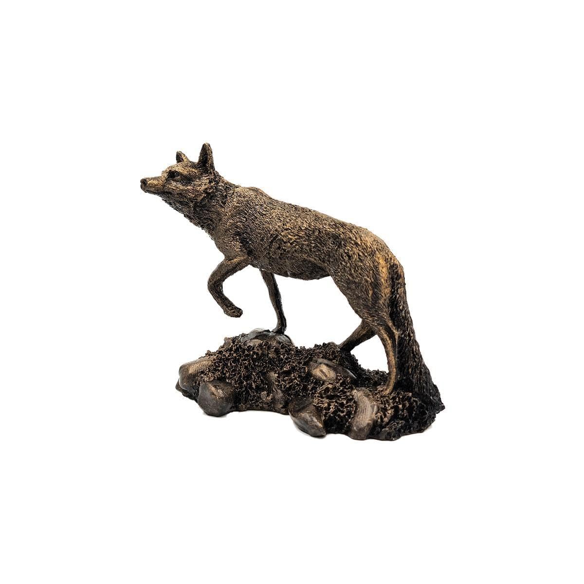 Bisley Patina Sculpture Fox Standing