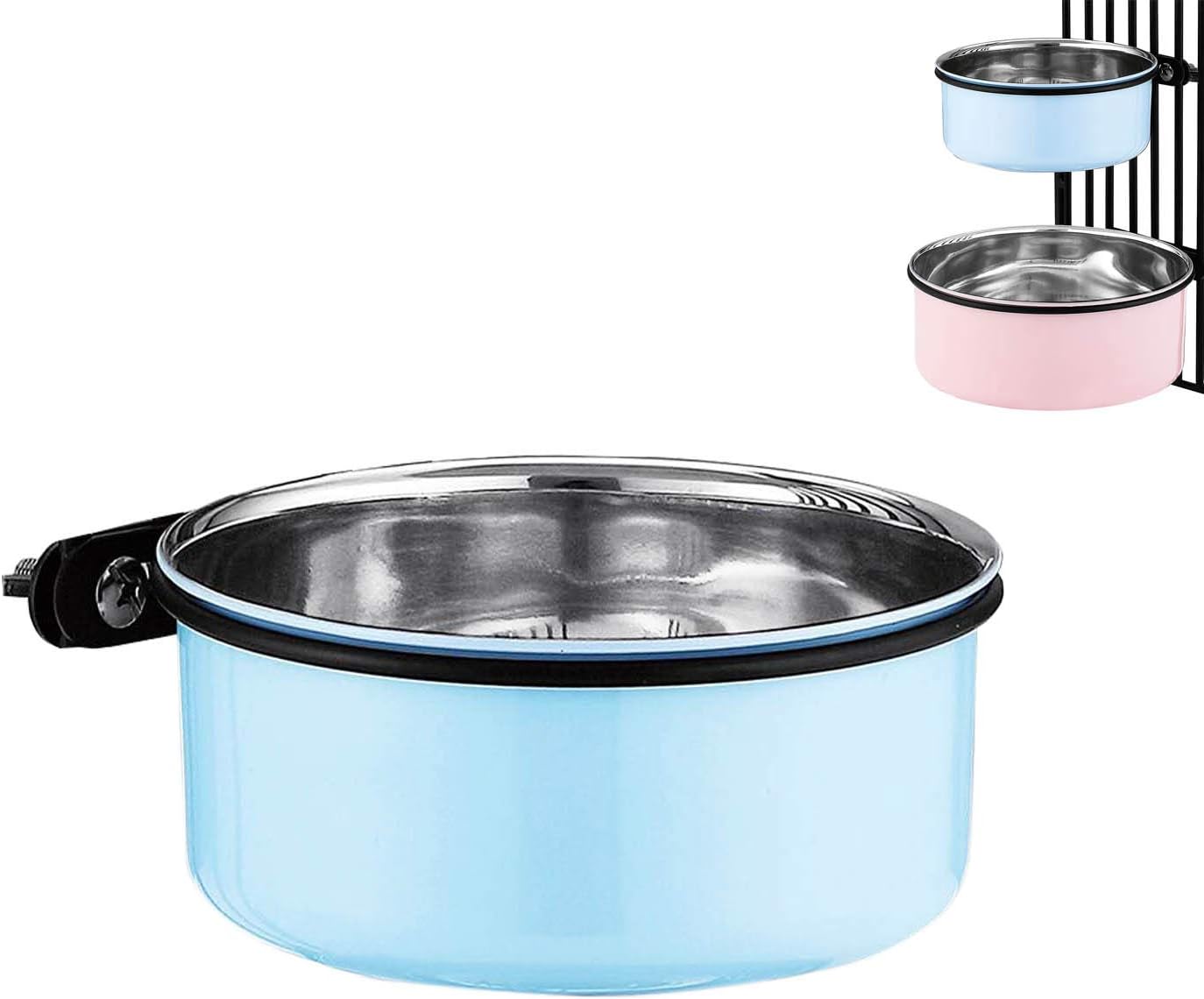 Buy Dog Crate Water Bowl ,Cage Type Pet Bowl,Stainless Steel Dogs Cats