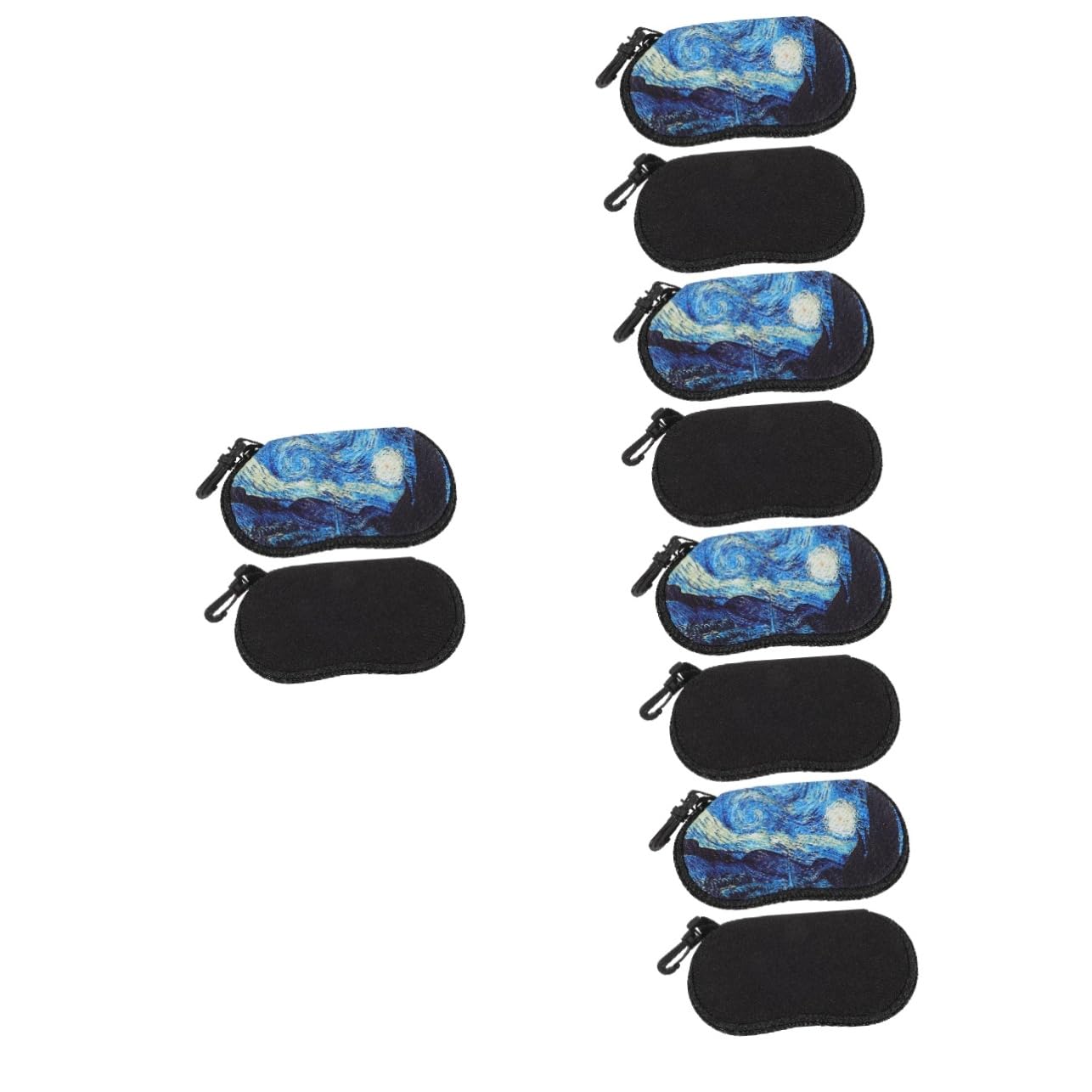 BESPORTBLE Titular De Las Gafas De Sol Organizador Estuche De Anteojos Viajar Estuche Para Gafas De Sol De Viaje Titular De Gafas Cremallera Estuches Para Gafas Neopreno