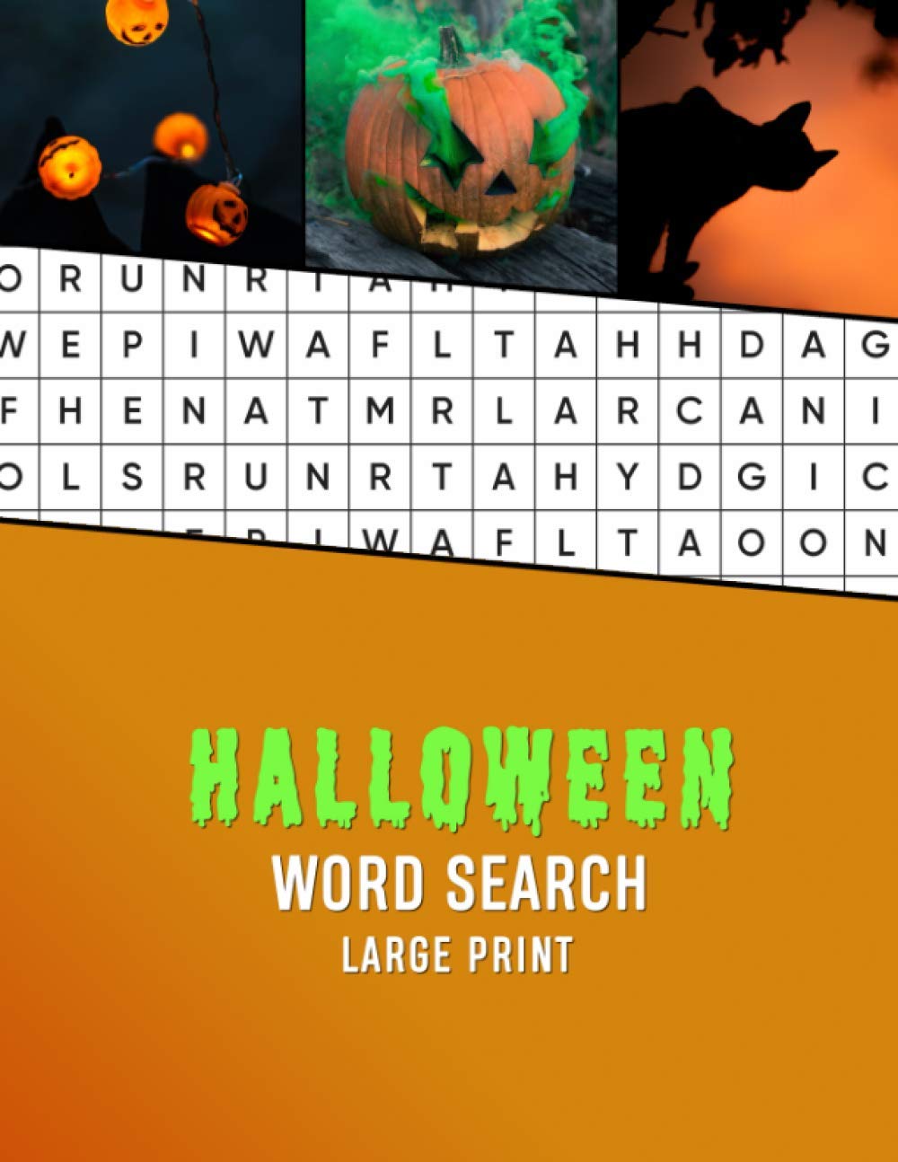 Halloween Word Search Large Print: Spooky wordsearch for seniors with Dementia and Alzhiemers | All Saints' Day word finder puzzle book for the ... and memory loss game (Large Print Wordsearch)