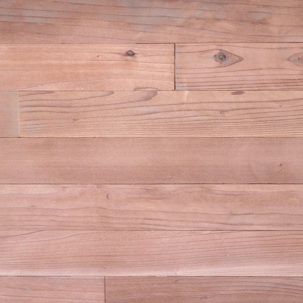Epic Artifactory Plank and Mill - Reclaimed Barn Wood Wall Panels - Nail Up Planks for Accent Walls, Kitchens, and Other Projects - 100 Square Feet of 5" Wide: Untreated Redwood