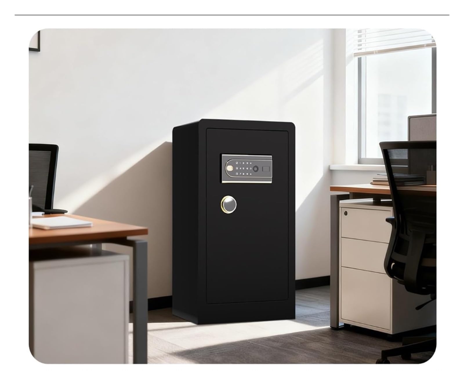 Cassaforte Cassetta di sicurezza elettronica di sicurezza Casseforti domestiche resistenti con doppio sistema di allarme a scomparto nascosto for ufficio Cassetta portavalori