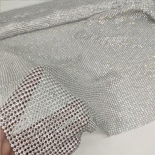 Tissu en maille métallique anti-ternissement pour rideaux et robes de soirée durables
