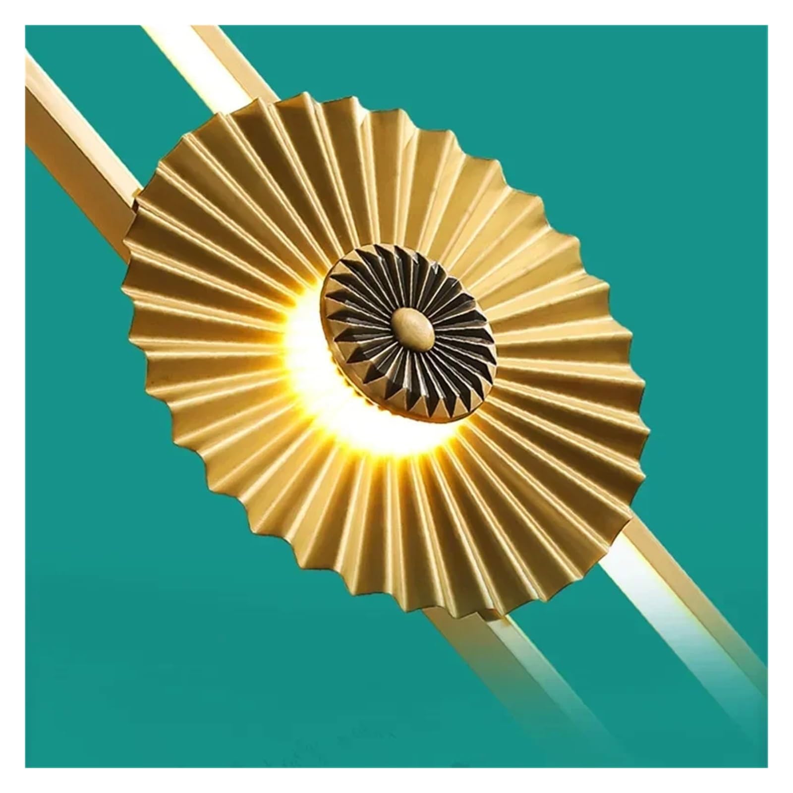 HXYSXHJUO Modern Luxury Brass LED Wall Lamp - Marble Sconce Light for Bedroom, Living Room, Corridor Contemporary Interior Decoration Fixture