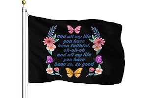 And All My Life You Have Been Faithful Flags - Fishing Tapestry
