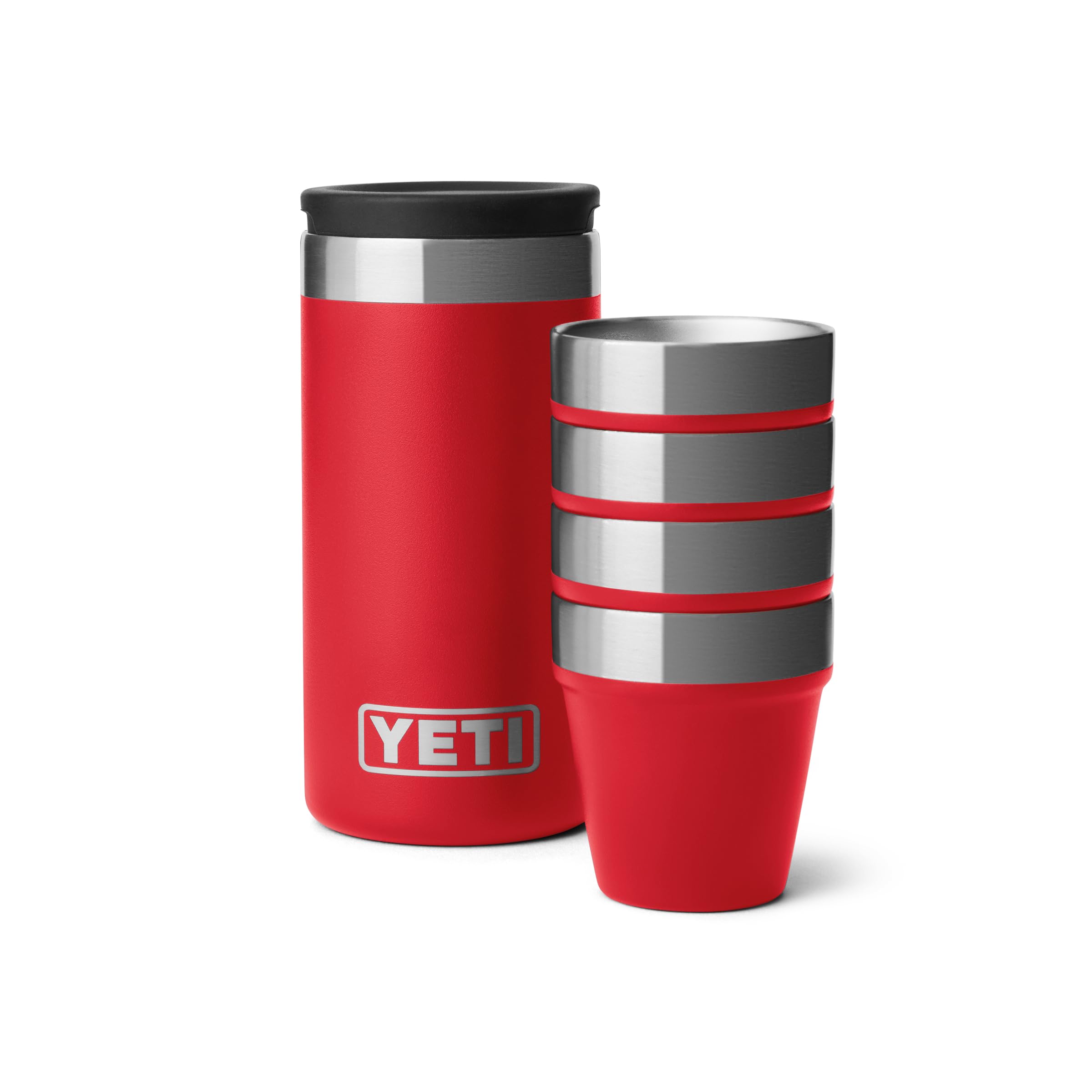 Shot Glasses with Carrying Case, Set of 4