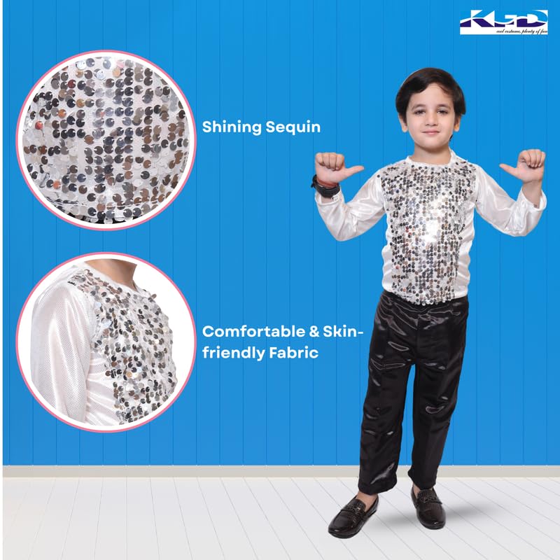 Image of Kaku Fancy Dresses Lycra T-Shirt For Kids, Dance Costume For Boy & Girls