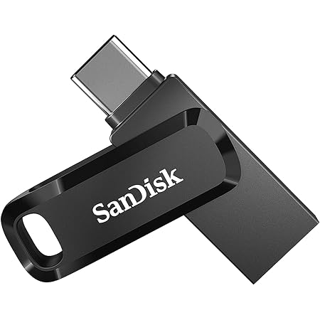 SanDisk Ultra Dual Drive Go usb3.0 Type C Pendrive for Mobile (Black, 64 GB, 5Y - SDDDC3-064G-I35)