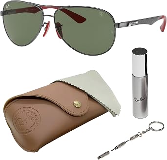 Ray-Ban RB8313M SCUDERIA FERRARI Sunglasses with Official Eyewear Kit