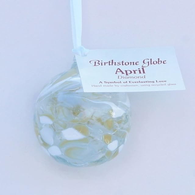 April Birthstone - Diamond - Friendship Globe - Small