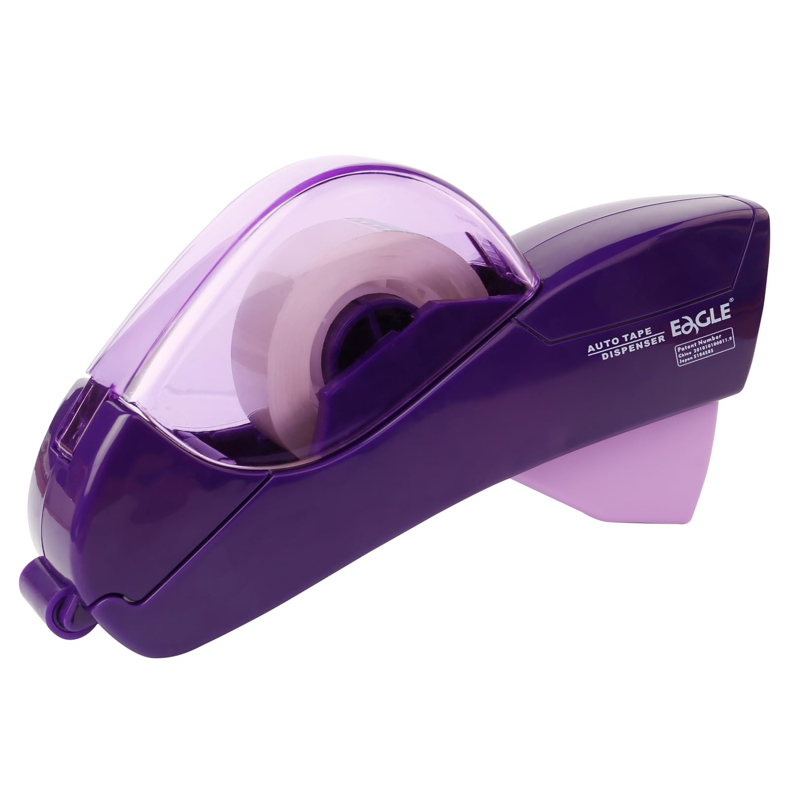 Eagle Automatic Tape Dispenser And Tape Gun. FREE 1/2" (12 mm) And 3/4" (19 mm) Tape. Ideal for Taping Gifts, Packages, Scrapbooks and Envelopes (Purple)