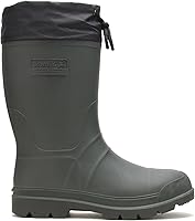 Kamik Forester Men's Waterproof Insulated Rubber Hunting Boots - Slip-Resistant Outsole, Removable Liner, Mid-Calf Snow Boots