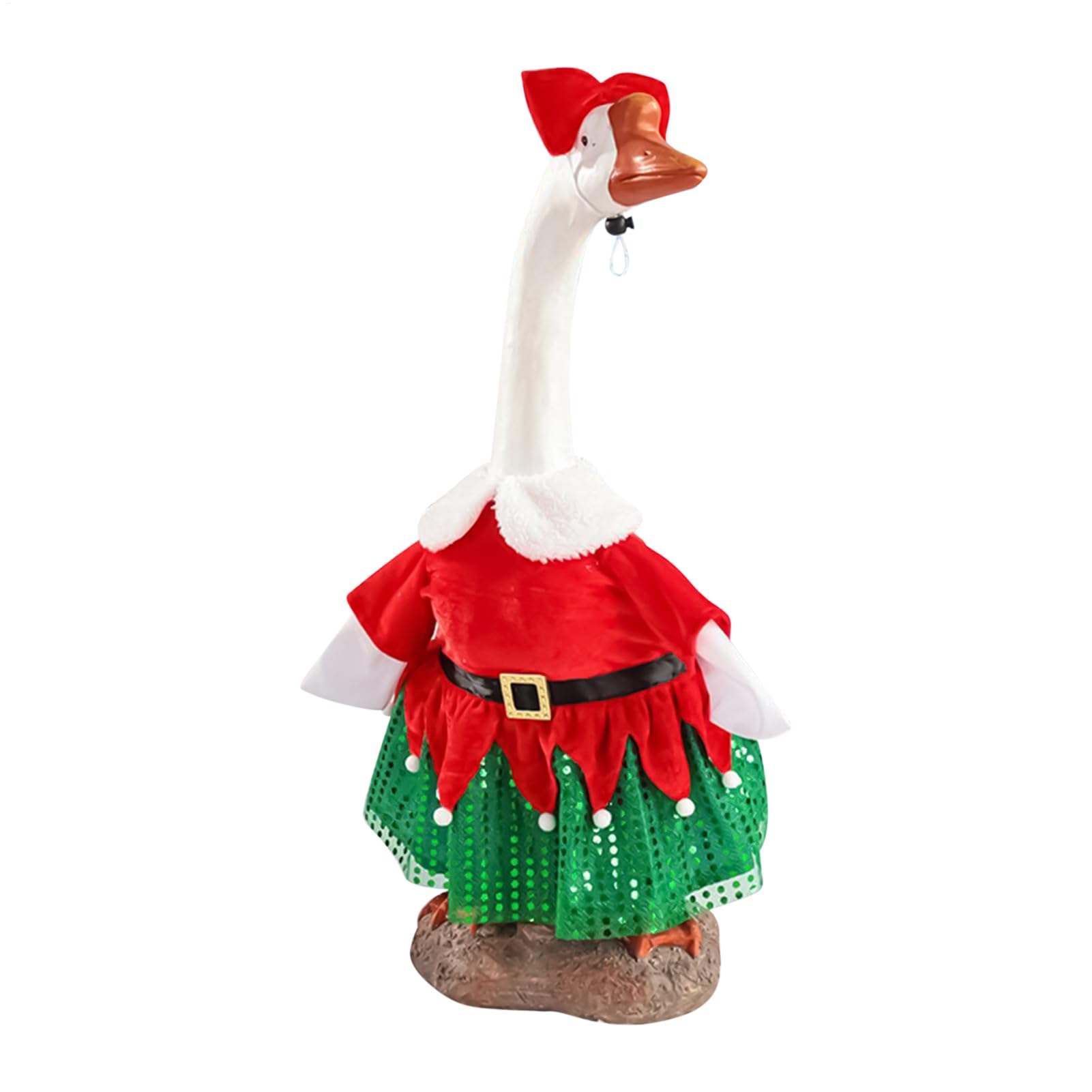 Vêtement d'oie de 58 cm, l'accessoire idéal pour offrir un look de Noël magique à vos statuettes
