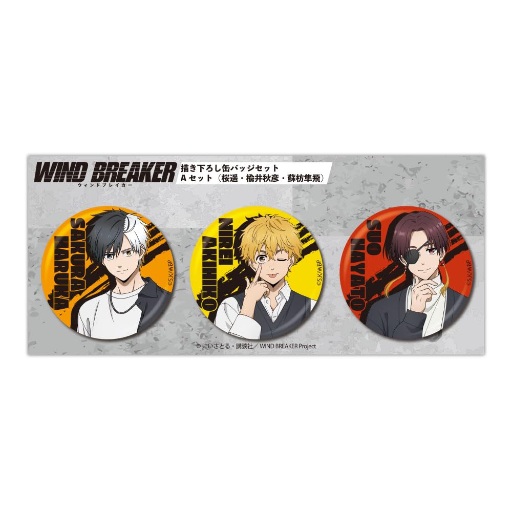 Amazon | ハゴロモ 『WIND BREAKER』缶バッジセット -2026カレンダー