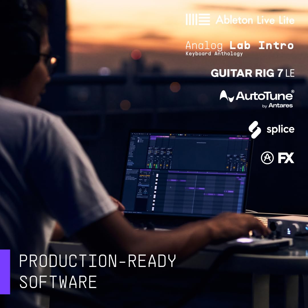 Arturia MiniFuse Recording Pack Black USB-Audio Interface+ CM1 + EF1 - Interfaccia USB