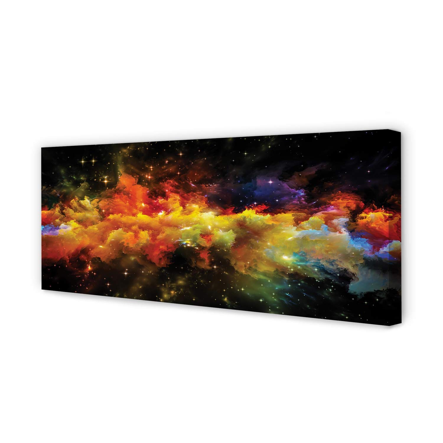 Wall art modèle artistic Tulup grand tableau canvas abstrait jaune