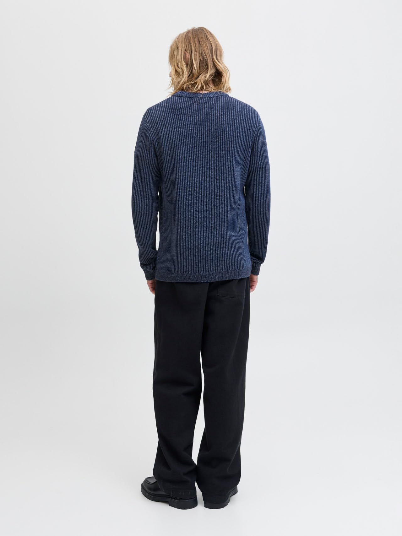 JACK & JONES JJEDOVER Knit Crew Neck SN Uomo Maglione Verde Regular