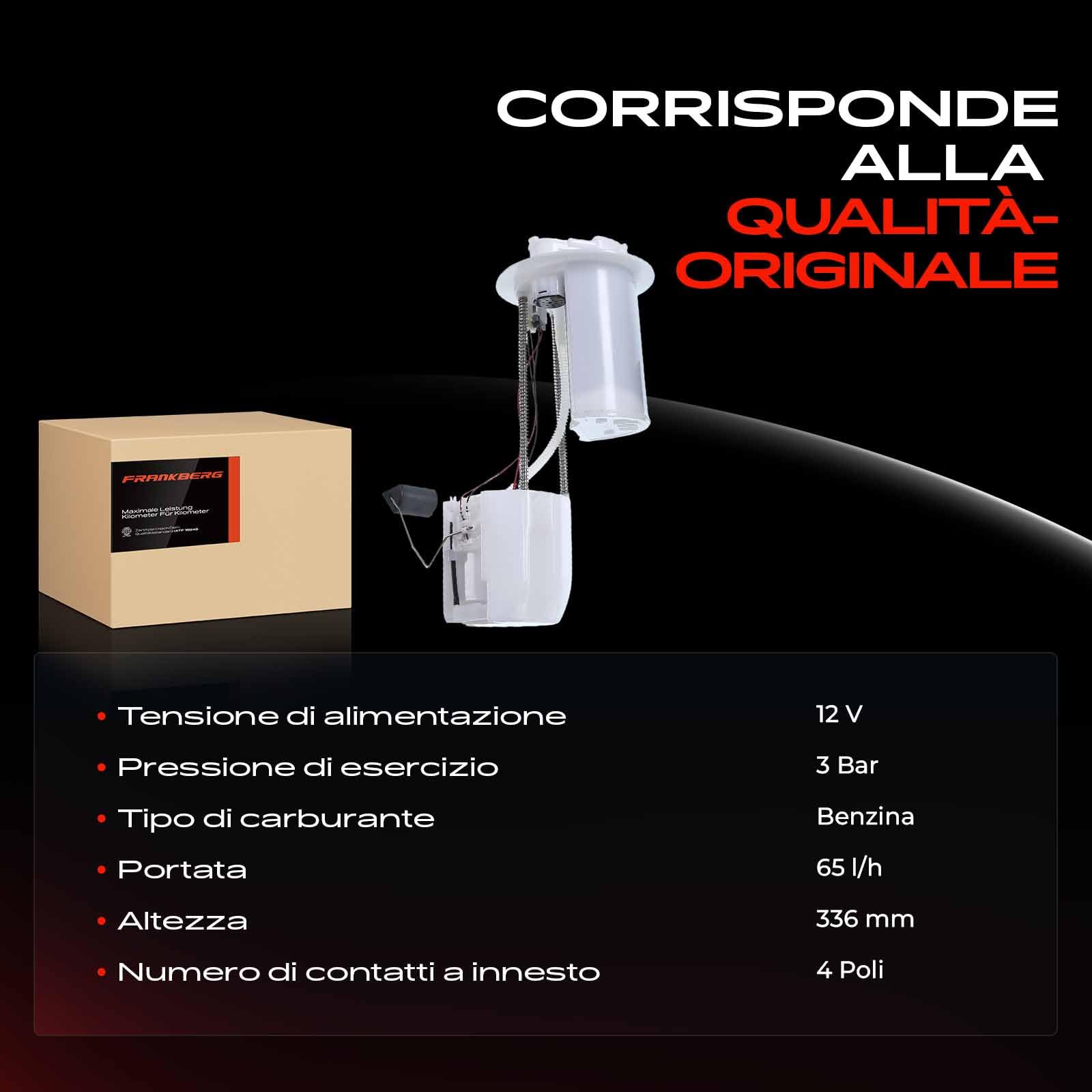 Carburante Pompa BenzinalPompa per Yaris P9 1.0L 1.3L Benzina 2005-2008 77020-0D081