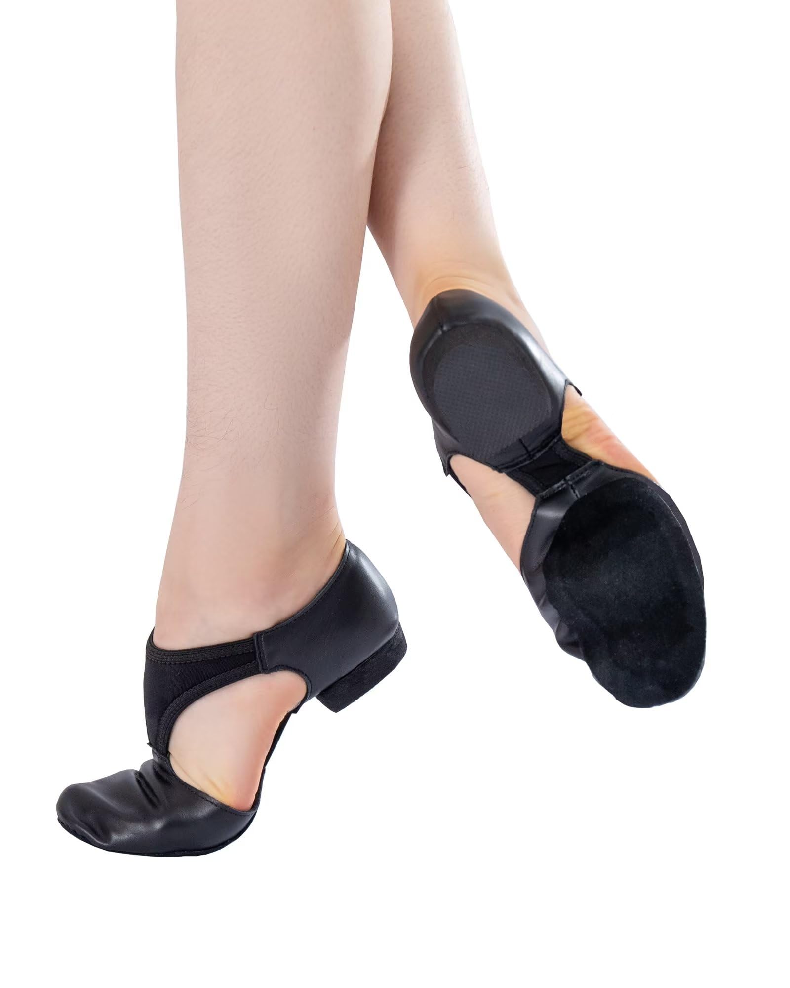 Damskie skórzane podzielona podeszwa, buty jazzowe, buty greckie do tańca, buty nauczyciela