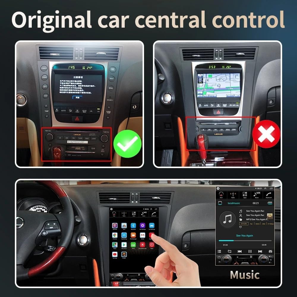 Amazon.co.jp: Rolax Android 13 カーマルチメディアプレーヤー