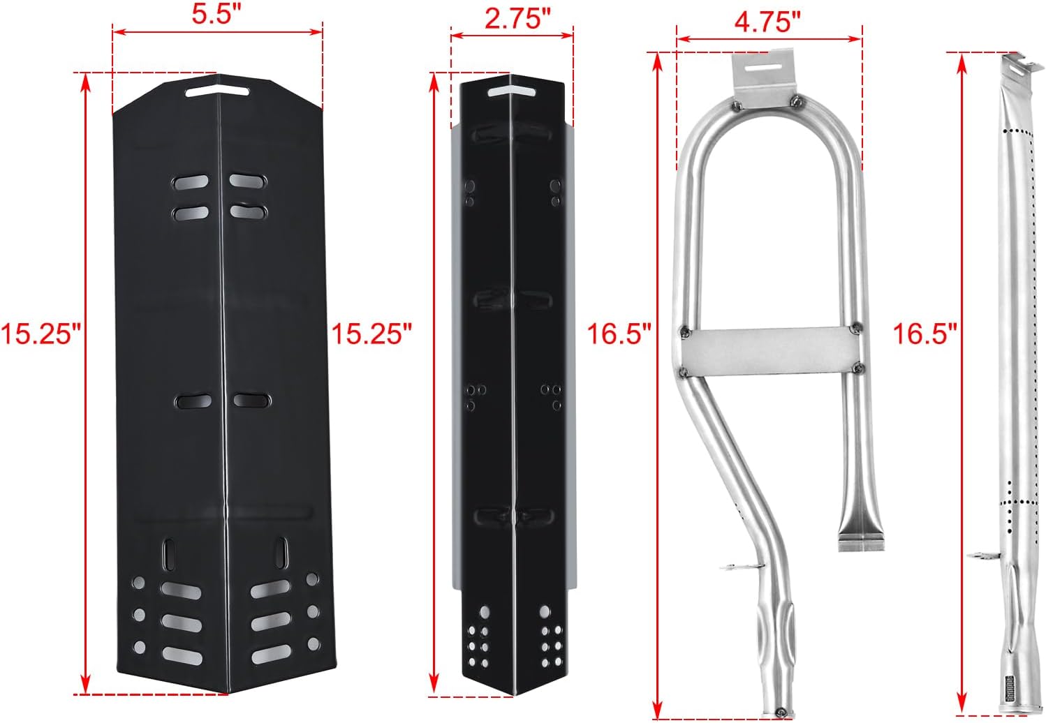 DGH474CRP Replacement Parts for Dyna Glo 5 Burner Grill Replacement Parts DGH485CRP DGH474CRN-D DGH483CRP DGH483CRP-D Dyna Glo Grill Part 70-02-411 70-02-412 Heat Tent 70-02-413 70-02-423 Burner Tube