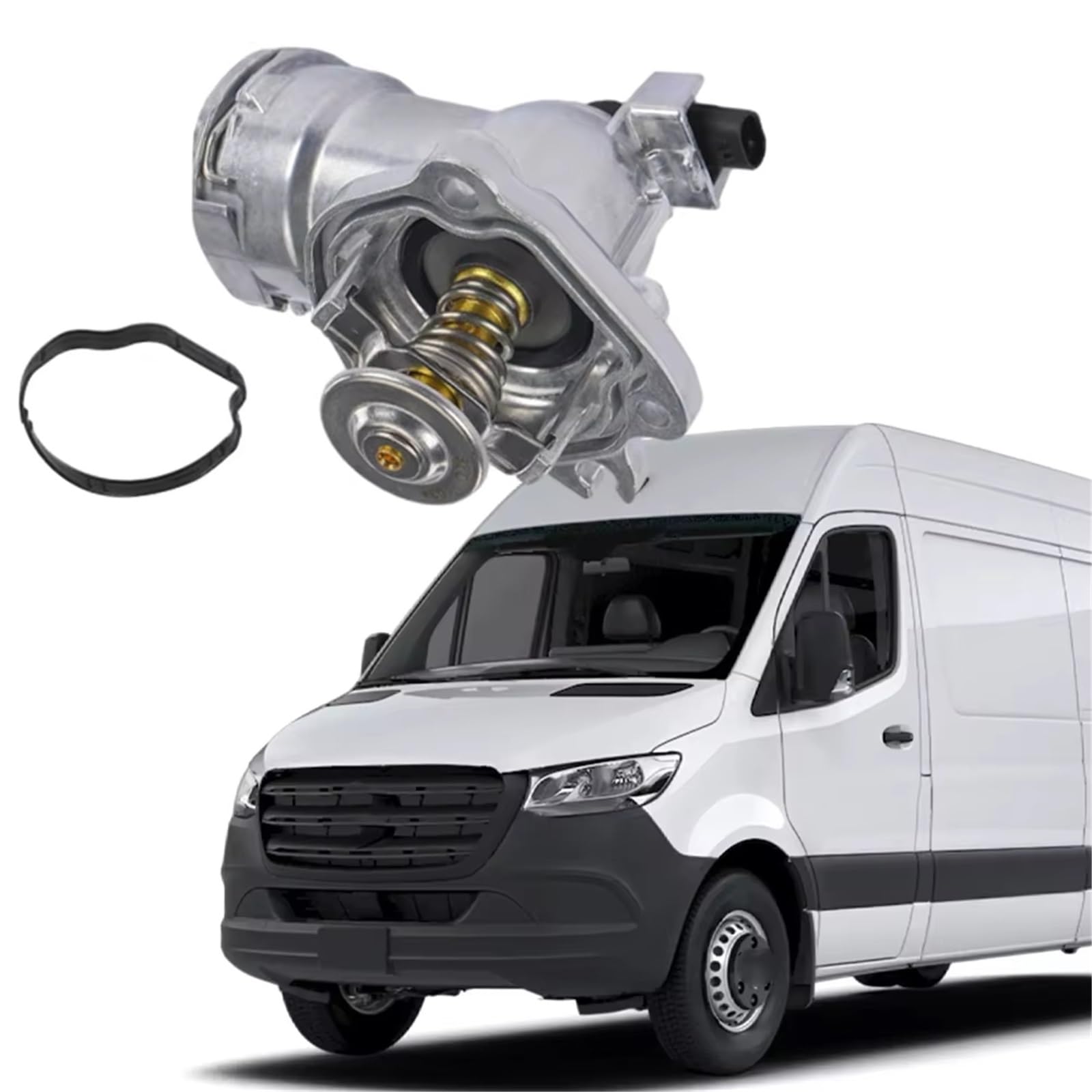 do Benz E320 R350 do Sprinter 2500 3500 obudowa termostatu płynu chłodzącego silnika samochodowego 967198 2762000256 6422002115