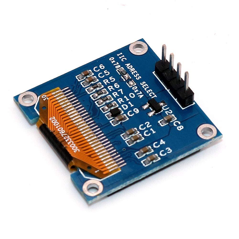 Display LCD OLED 1.3" I2C 128x64 Per Arduino - Modulo Con Interfaccia Seriale, Carattere Blu - Foto 2