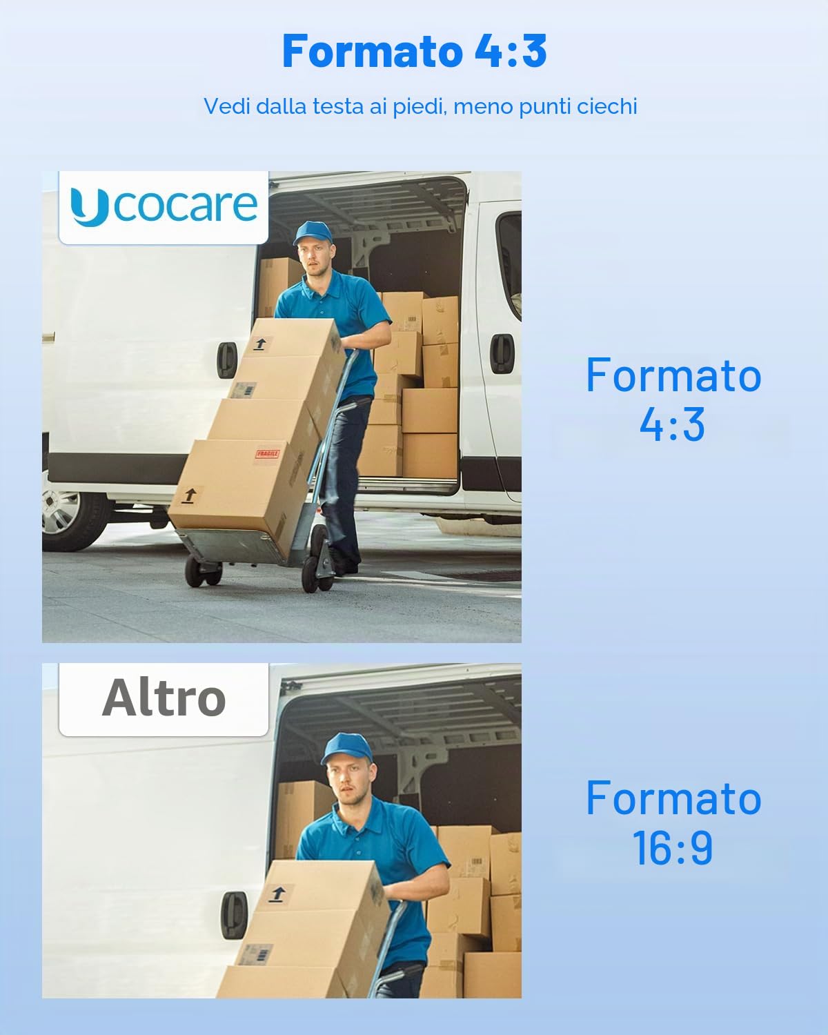 UCOCARE 4MP Citofono senza fili da Esterno, WiFi Campanello, Video Citofono con Telecamera, Scheda Memoria 32 GB Inclusa, Nessun Canone Mensile, Rilevamento Movimento, Visione Notturna, Videochiamata
