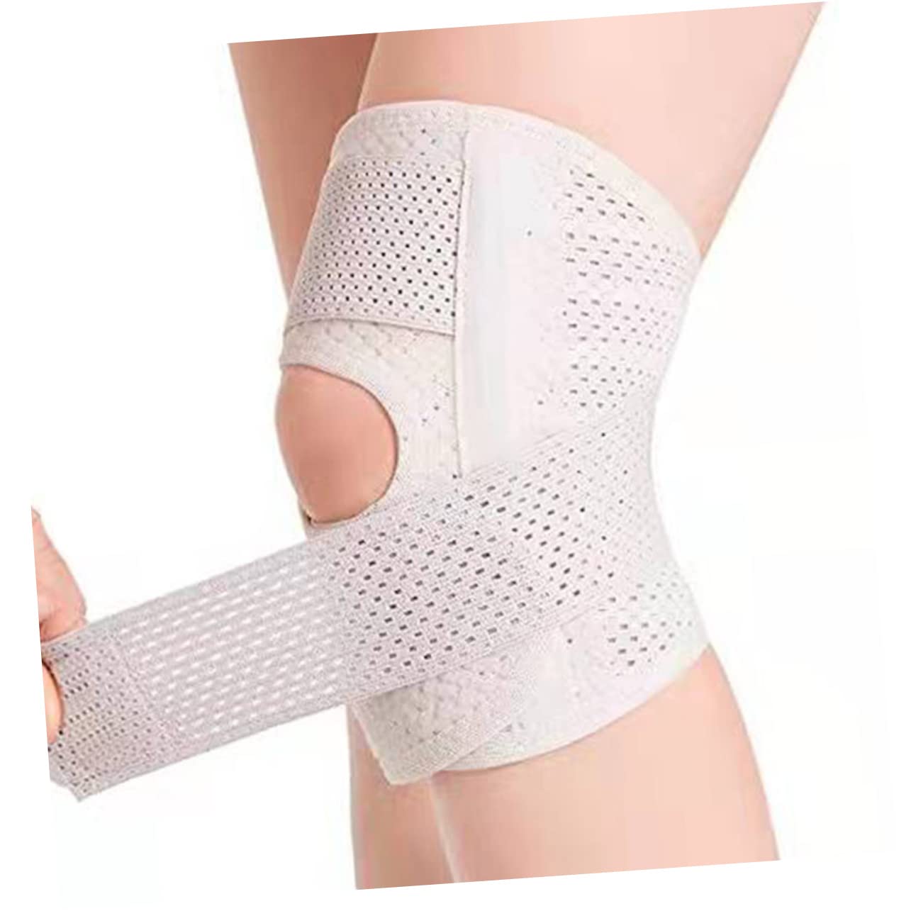 KOMBIUDA Djustable Patella Knee Strap Hinge Knee Brace for Sports Style Breathable Knee Protective Strap