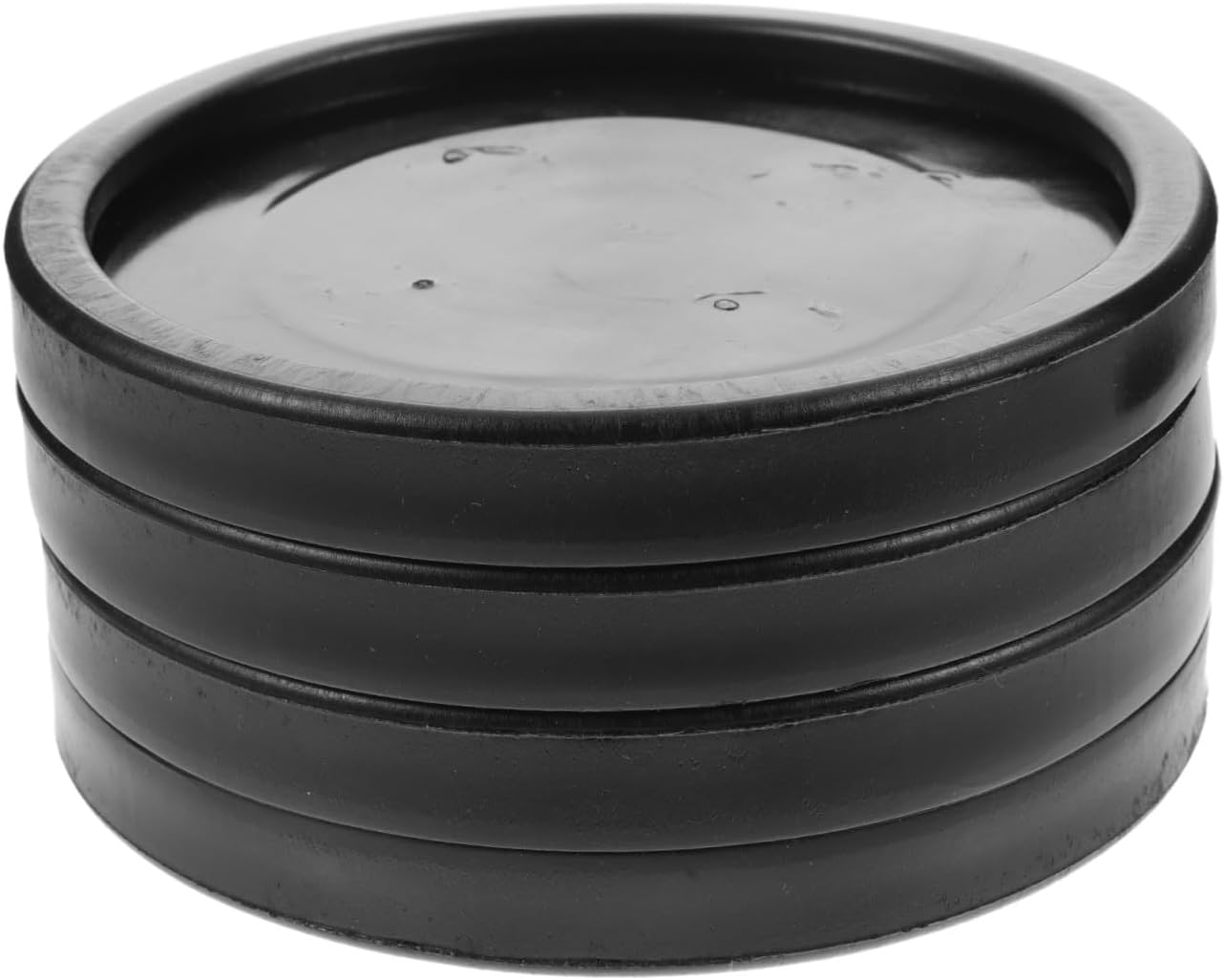 4pcs Fitness Equipment Floor Protectors Non-Slip Caster Cups for Furniture Scratch-Resistant Pads for Tables and Chairs Shockproof Design for Hardwood Floors
