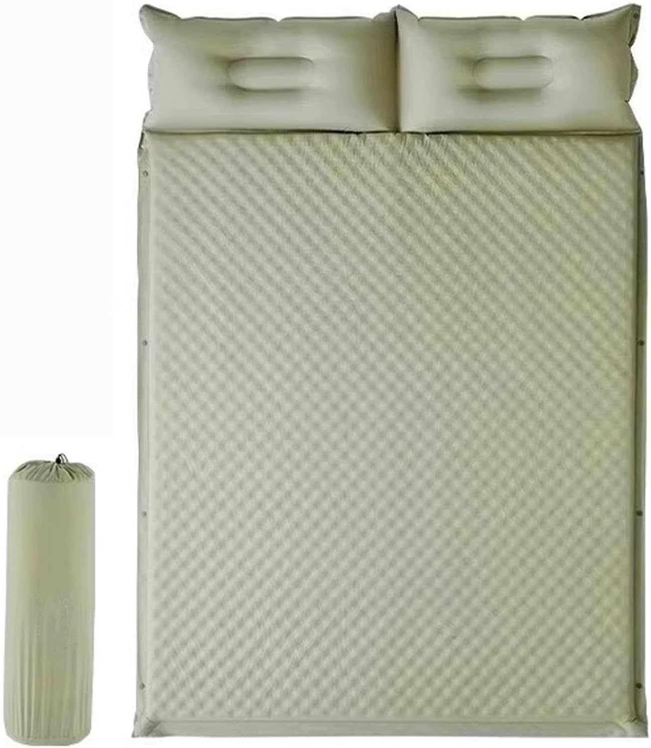 Self Inflating Sleeping Mat 5 Cm Thick, Portable Sleeping Mat for Tent and Family Camping Hiking Traveling