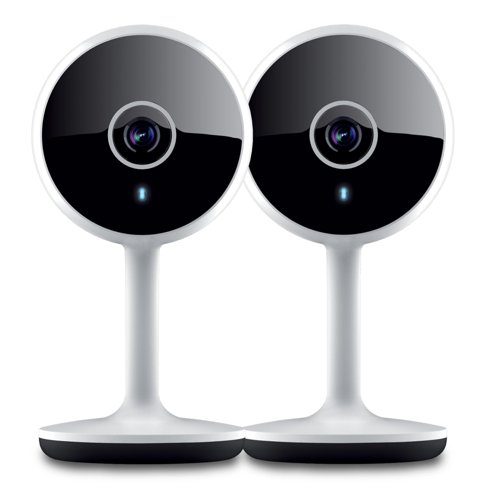 Geeni Vivid Indoor Smart Security Camera – HD Live Stream, 2-Way Audio, 2Pack