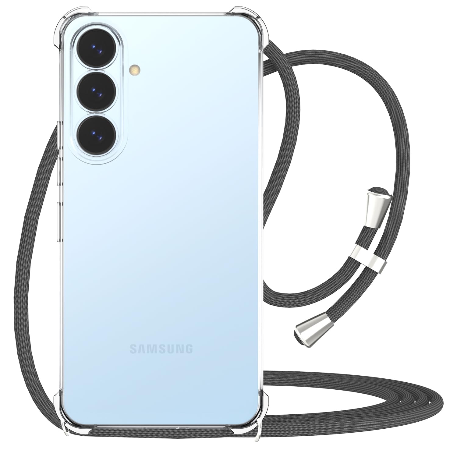 Coque Samsung S26 antichoc avec cordon réglable cordon gris résistant - 8