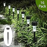 GIGALUMI Solar Lights Outdoor Garden Led Light Landscape/Pathway Lights -16 Pack