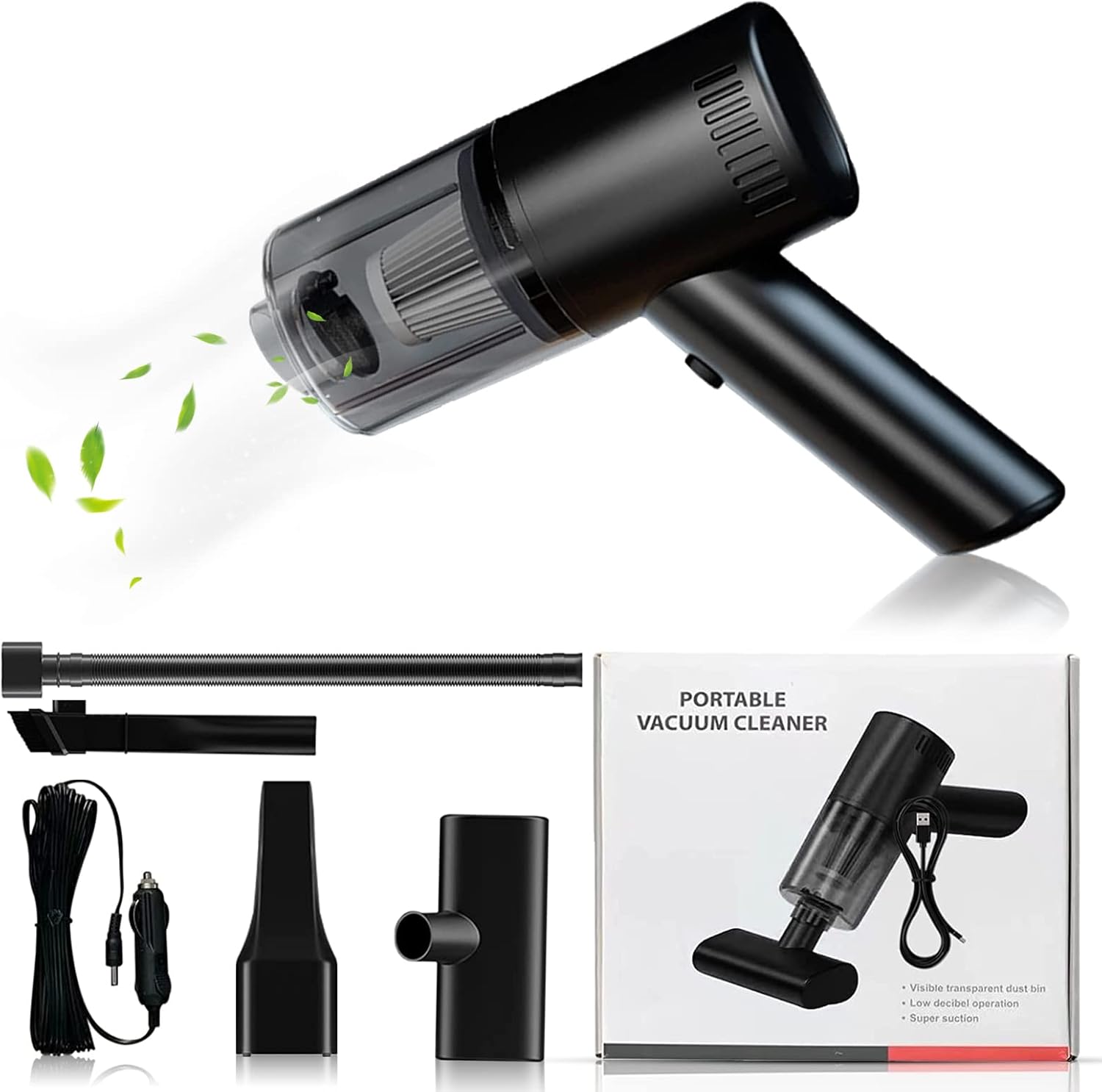 Car Vacuum Cleaner Mini Portable Handheld Vacuum Cleaner for Car