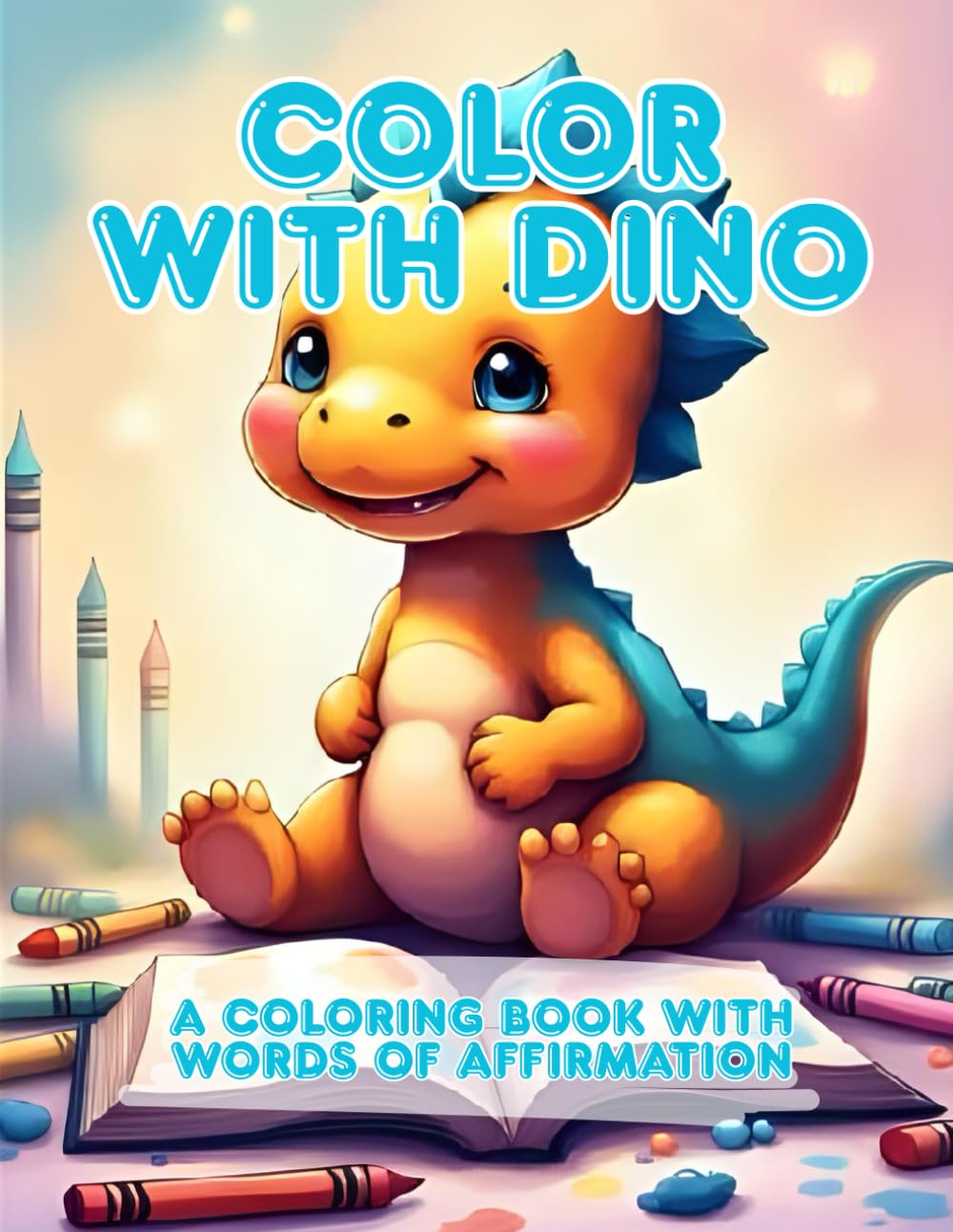 Color with Dino: A Fun Coloring Adventure with Positive Affirmations for Happy Little Hearts